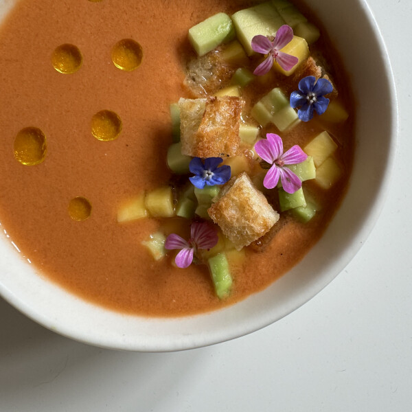 Gazpacho dish